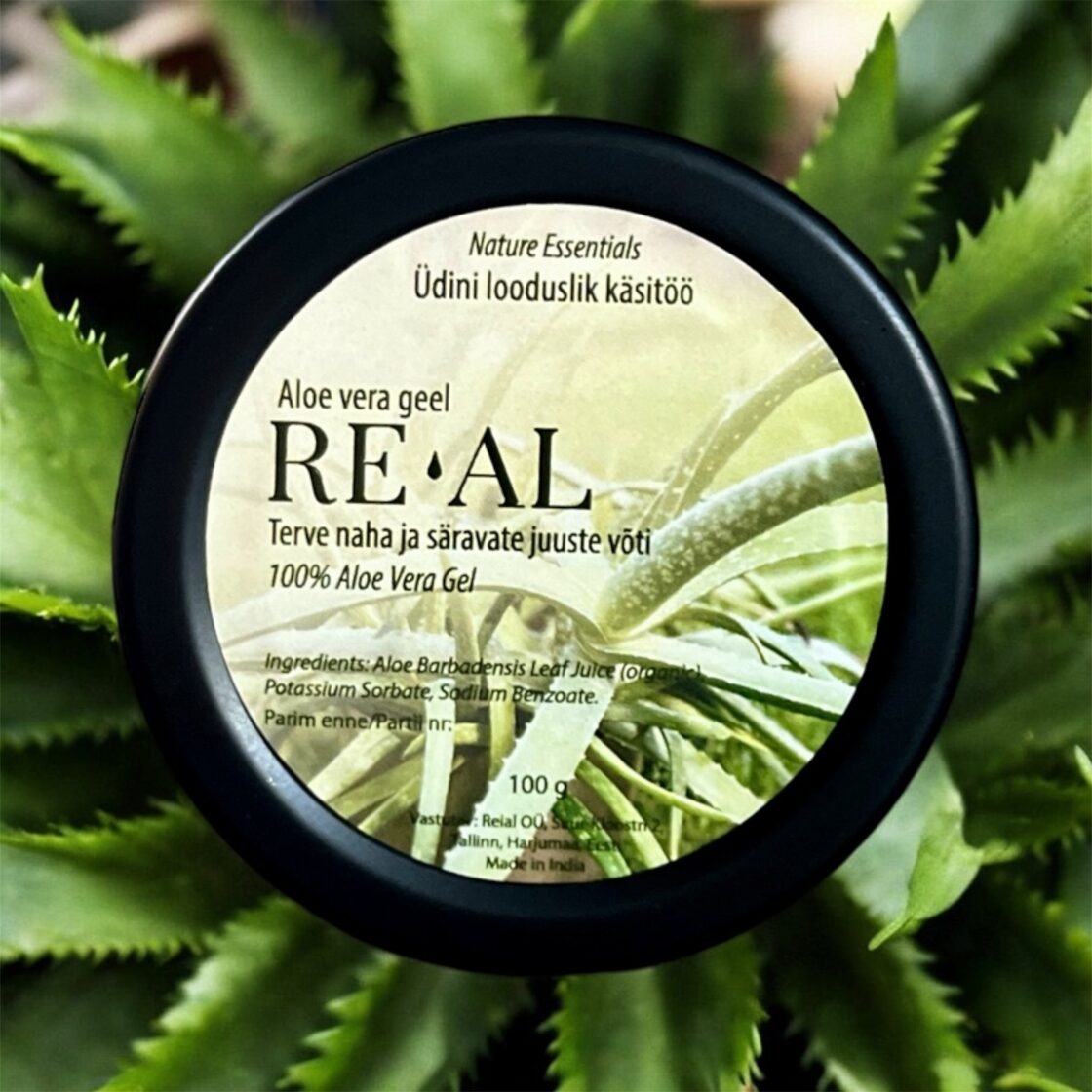 100% Pure Aloe Vera Gel  Natural Hydration and Skincare | Reial.ee