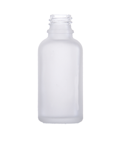 Clear matt glassbottle, 30 ml