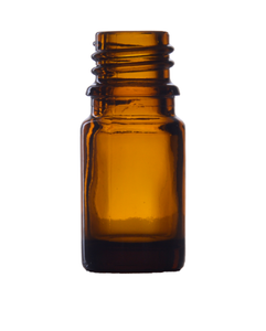 Pruun klaaspudel, 5 ml